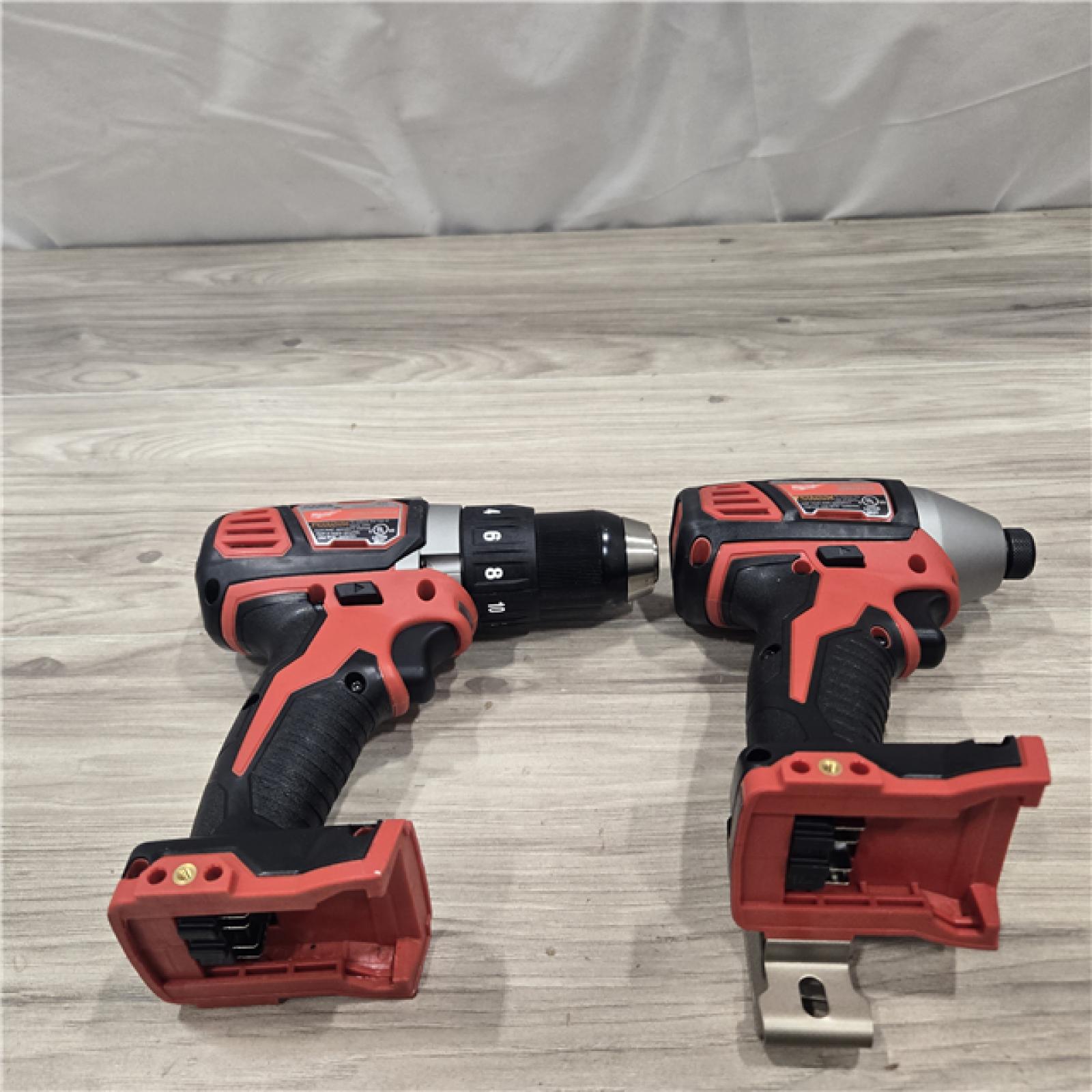 AS-IS Milwaukee 18V Cordless 2-Tool Drill/Driver and Impact Driver Kit