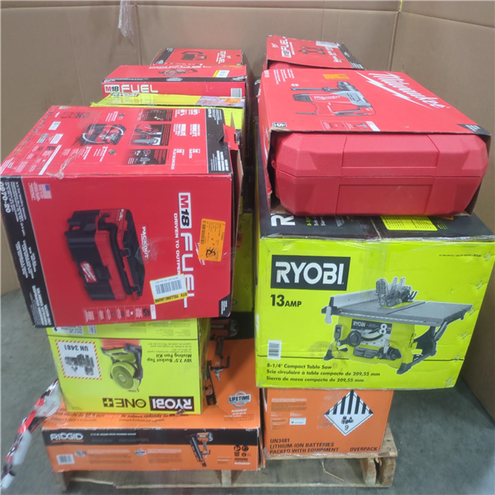 CALIFORNIA AS-IS TOOL PALLET