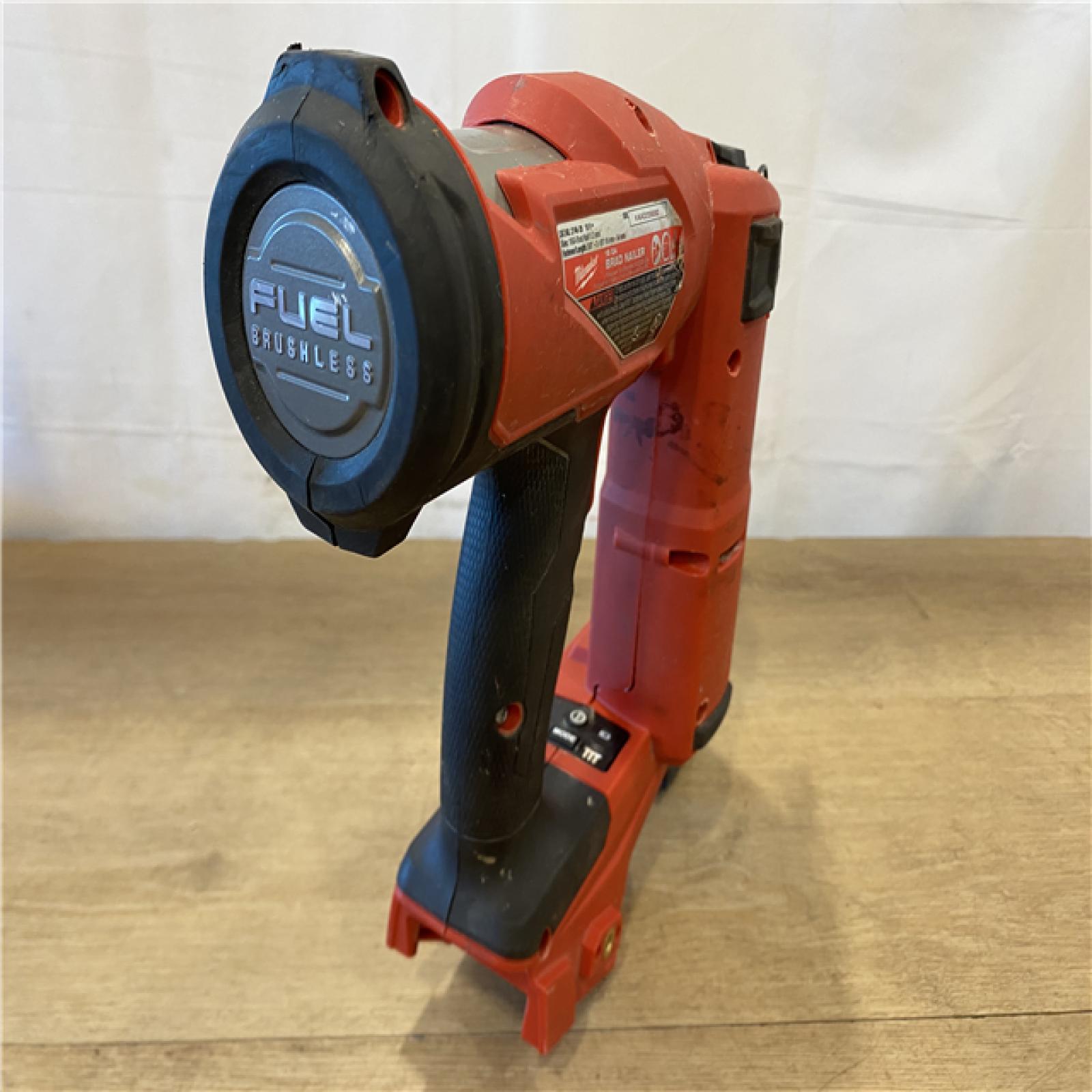 AS-IS Milwaukee FUEL 18-Volt Lithium-Ion Brushless Cordless Gen II 18-Gauge Brad Nailer (Tool-Only)