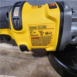 HOUSTON LOCATION - AS-IS DEWALT 60V MAX Cordless Brushless 4.5 in. to 6 in. Small Angle Grinder with Kickback Brake (Tool Only)
