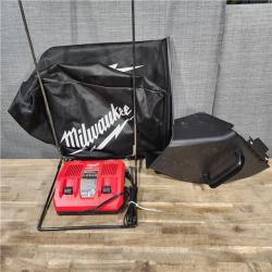 HOUSTON LOCATION - AS-IS M18 FUEL Brushless Cordless 21 in. Walk Behind Dual Battery Self-Propelled Mower W/ Rapid Charger