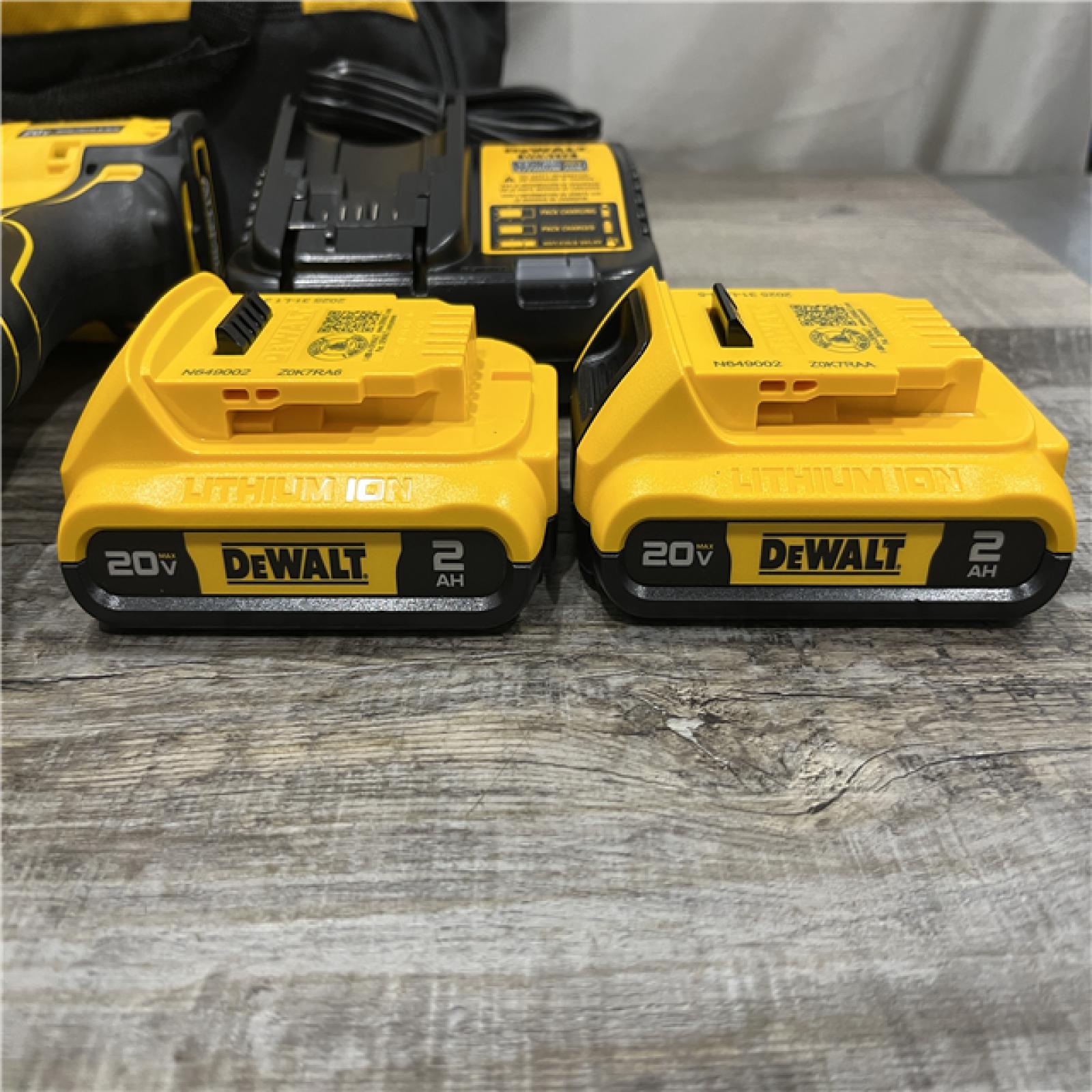 AS-IS DEWALT ATOMIC 20-Volt MAX Lithium-Ion Cordless Combo Kit