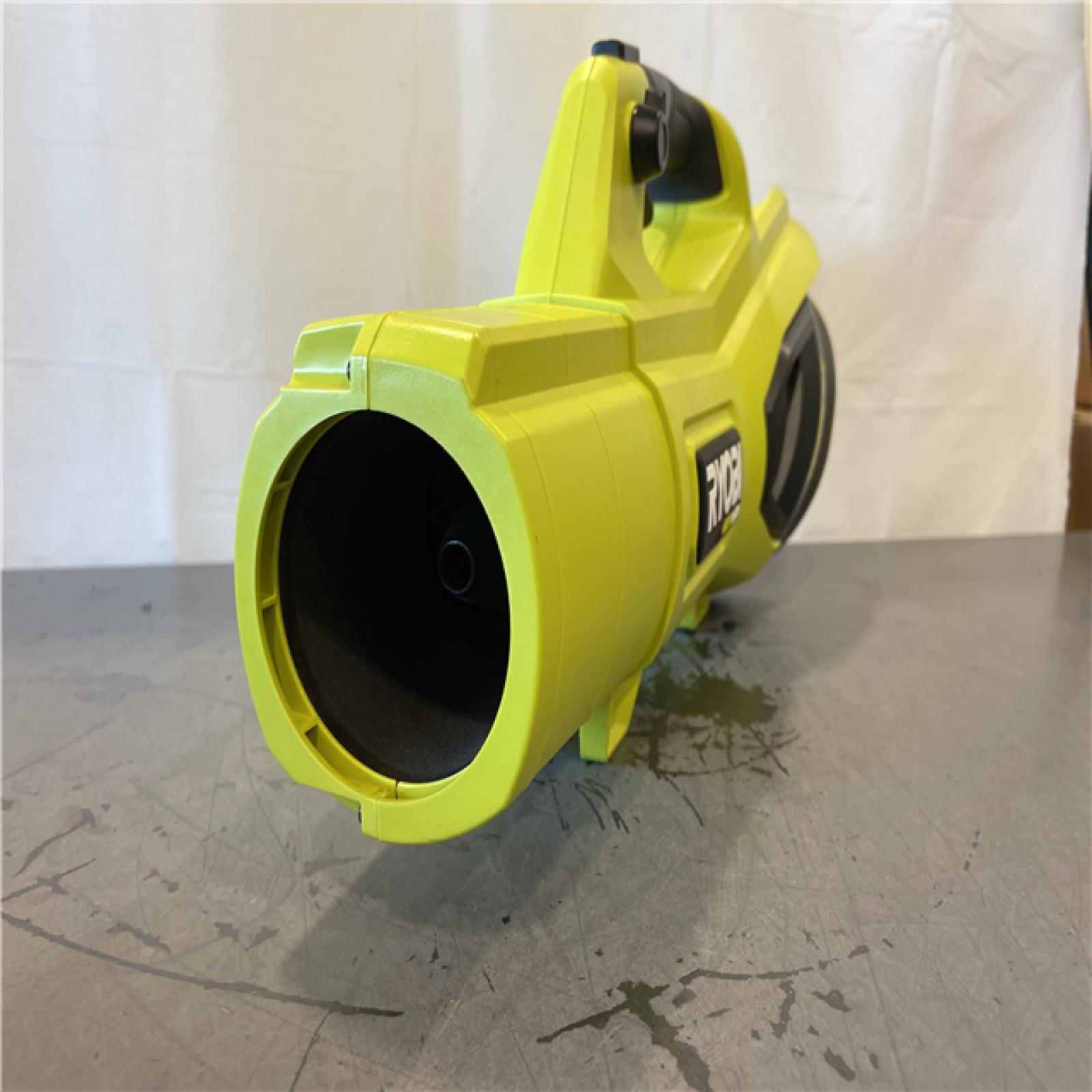AS-IS - Ryobi 40V HP Brushless Whisper Series 190 MPH 730 CFM Cordless Battery Jet Fan Leaf Blower Kit