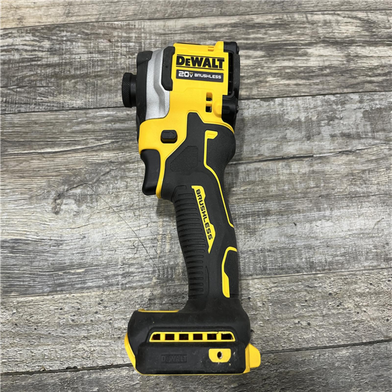 AS-IS DEWALT ATOMIC 20V MAX Cordless Brushless Compact 1/4 in. Impact Driver (Tool Only)