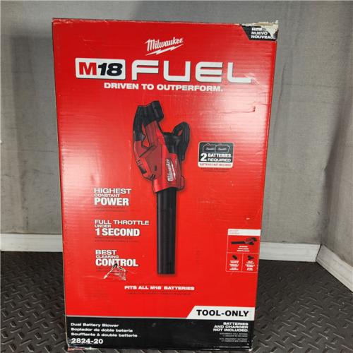 Houston Location - AS-IS Milwaukee M18 FUEL Dual Battery 145 Mph 600 CFM 18 V Battery Handheld Blower Tool Only - Appears IN GOOD Condition