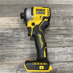 AS-IS DEWALT Atomic 20V Max Lithium-Ion Brushless Cordless Compact 1/4 in. Impact Driver Kit