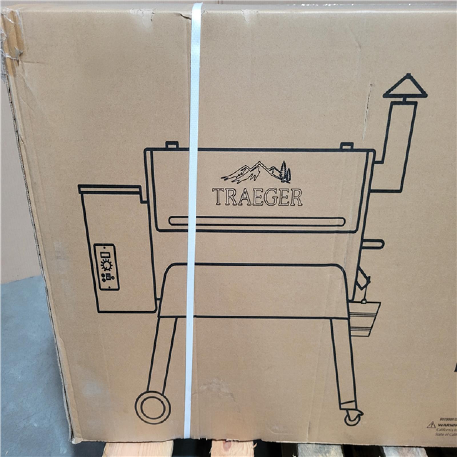 CALIFORNIA AS-IS NEW Traeger Pro 34 Wood Pellet Grill and Smoker