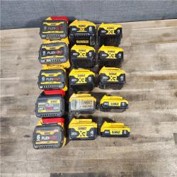 HOUSTON LOCATION - AS-IS DEWALT BATTERY PACK QTY - 15