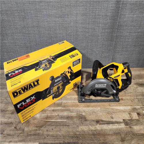 HOUSTON LOCATION - AS-IS (APPEARS LIKE NEW) DEWALT FLEXVOLT 60V MAX Cordless Brushless 7-1/4 in. Wormdrive Style Circular Saw (Tool Only)
