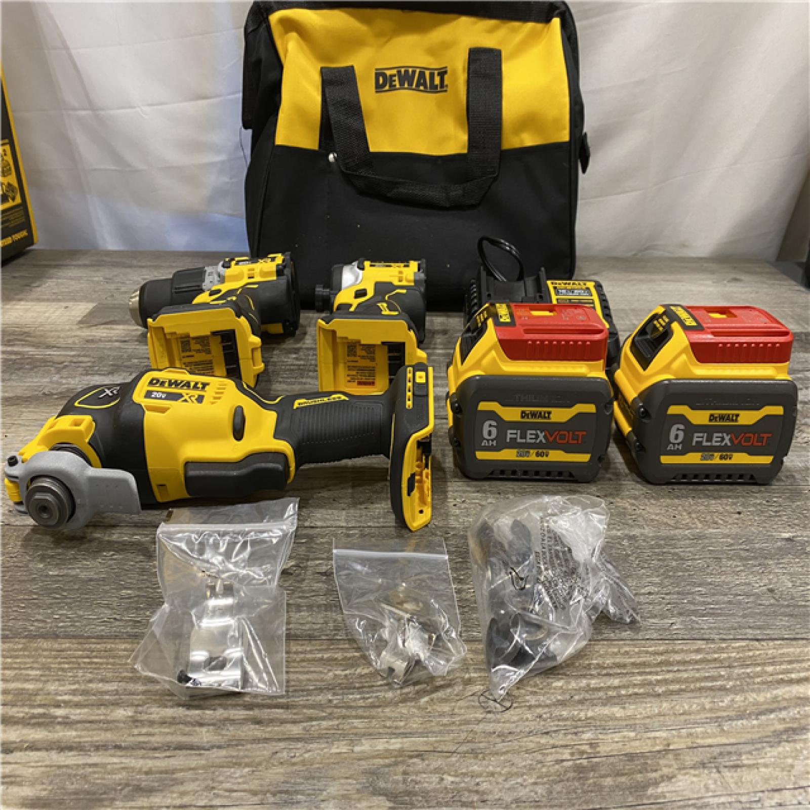 AS-IS DEWALT 20V MAX Lithium-Ion Cordless 3-Tool Combo Kit