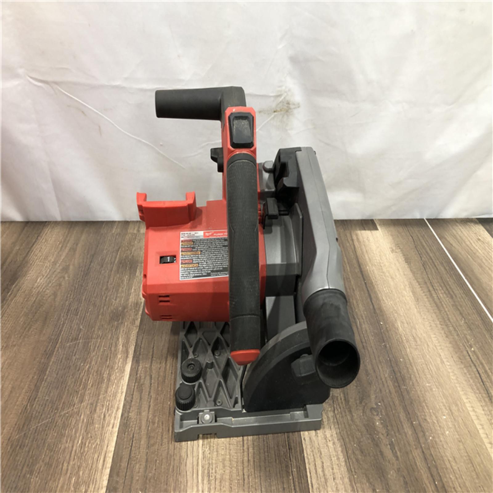 AS-IS Milwaukee FUEL 18V Lithium-Ion Cordless Brushless 6-1/2 in. Plunge Cut Track Saw (Tool-Only)