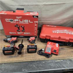 GOOD- MILWAUKEE FUEL 18V Lithium-Ion Brushless Cordless Hammer Drill and Impact Driver Combo Kit (2-Tool) with 2 Batteries