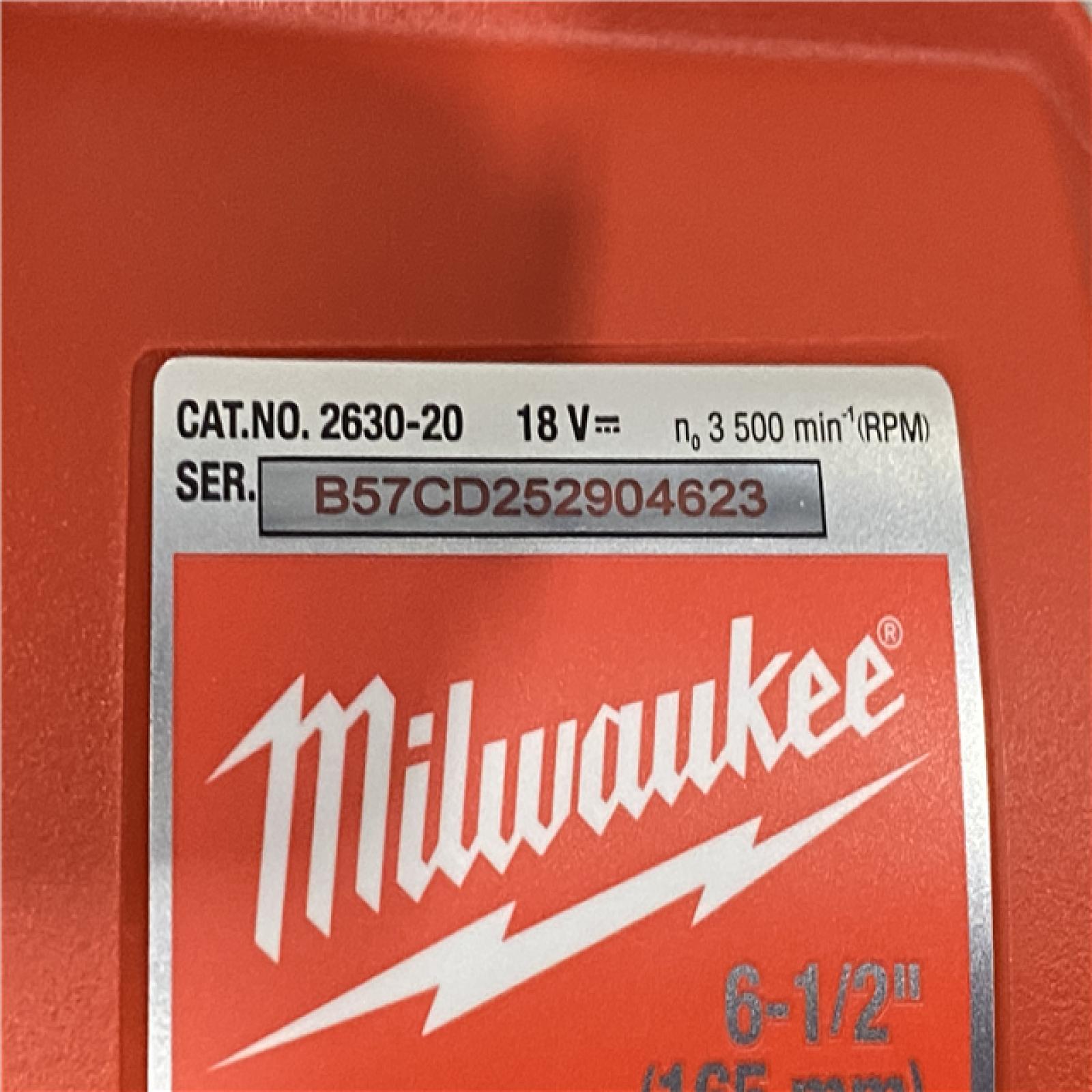 AS-IS Milwaukee 18V Lithium-Ion Cordless 6-1/2 in. Circular Saw (Tool-Only)