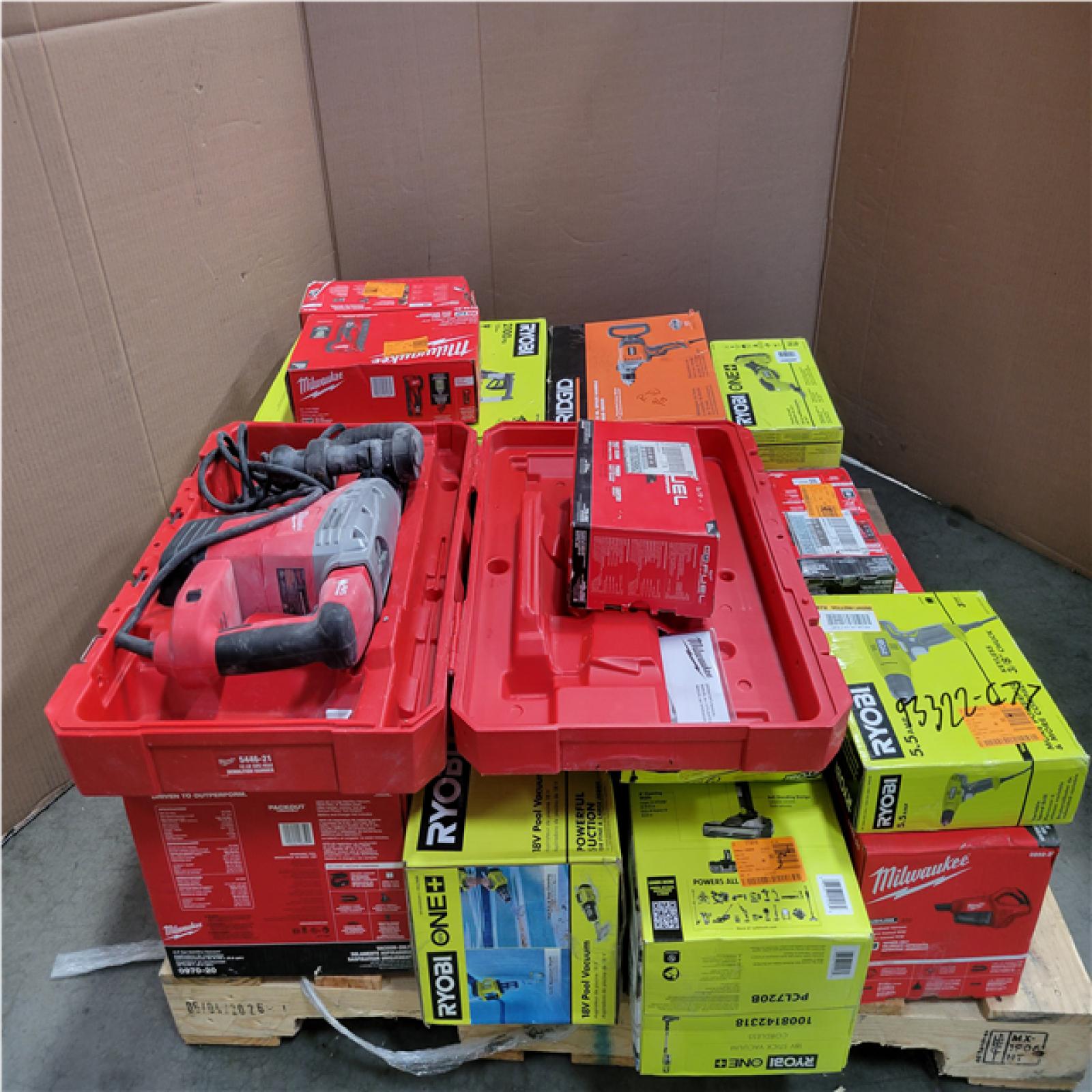 CALIFORNIA AS-IS TOOL PALLET