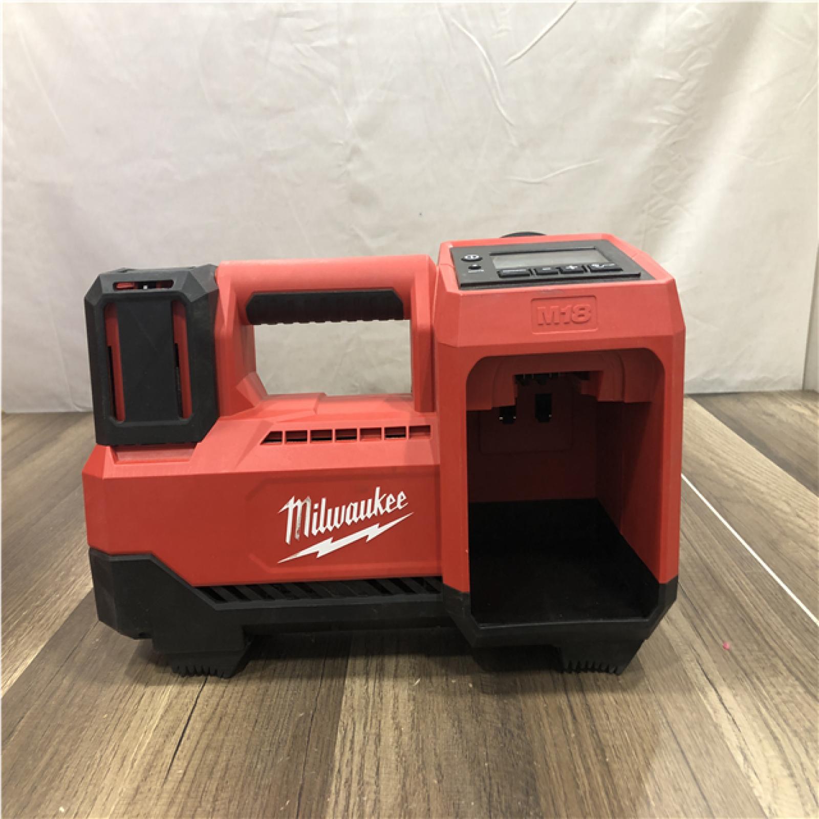 AS-IS   Milwaukee 18-Volt Lithium-Ion Cordless Electric Portable Inflator (Tool-Only)