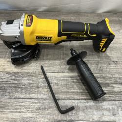 AS-IS DEWALT 20V MAX Cordless Brushless 4-1/2 in. Angle Grinder with Paddle Switch (Tool Only)