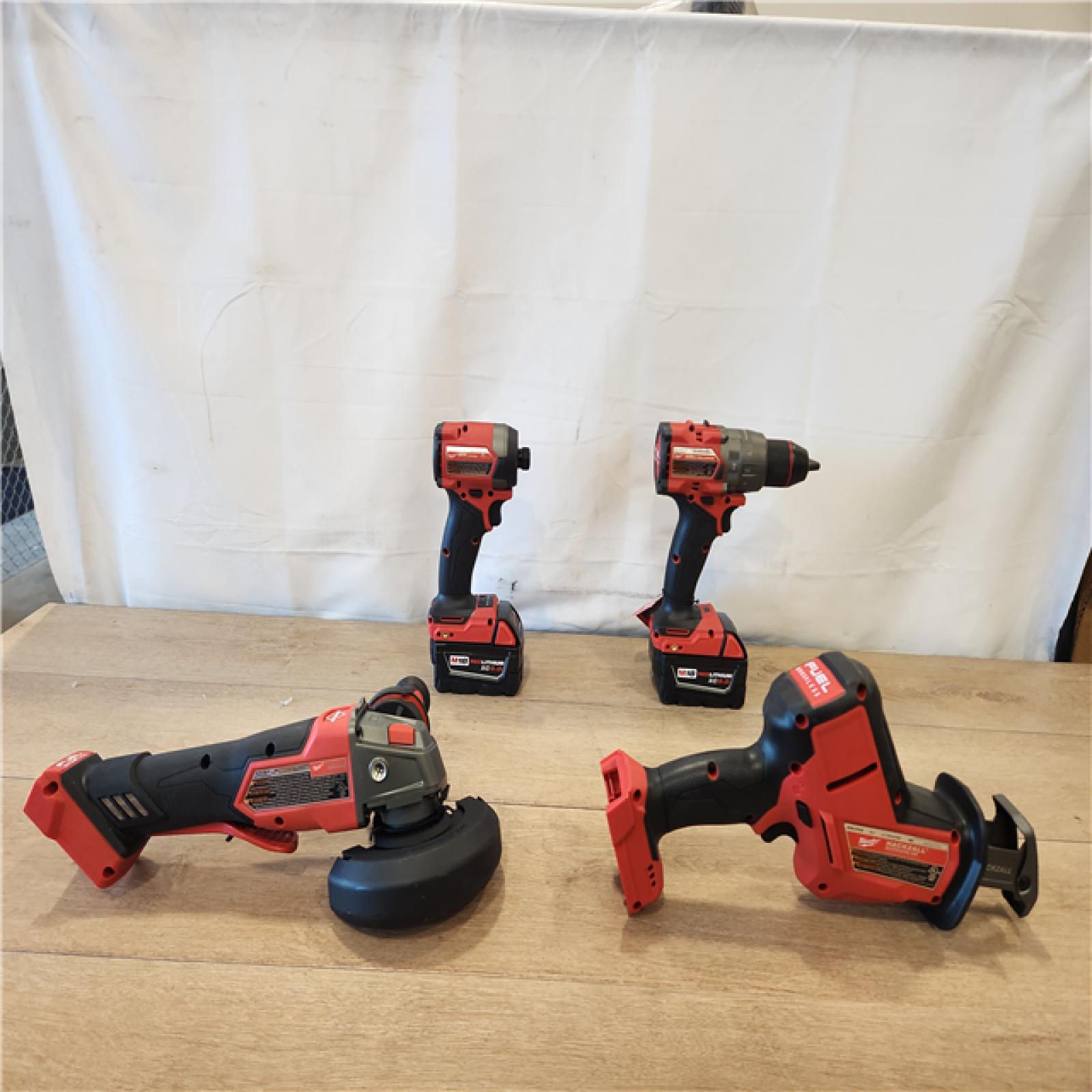 AS-IS- Milwaukee FUEL18-Volt Lithium-Ion Cordless (4-Tool) Combo Kit
