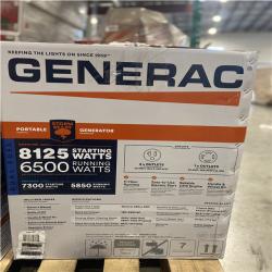 DALLAS LOCATION- Generac 8125/6500-Watt-Electric Switch Gasoline/Propane-Portable Generator