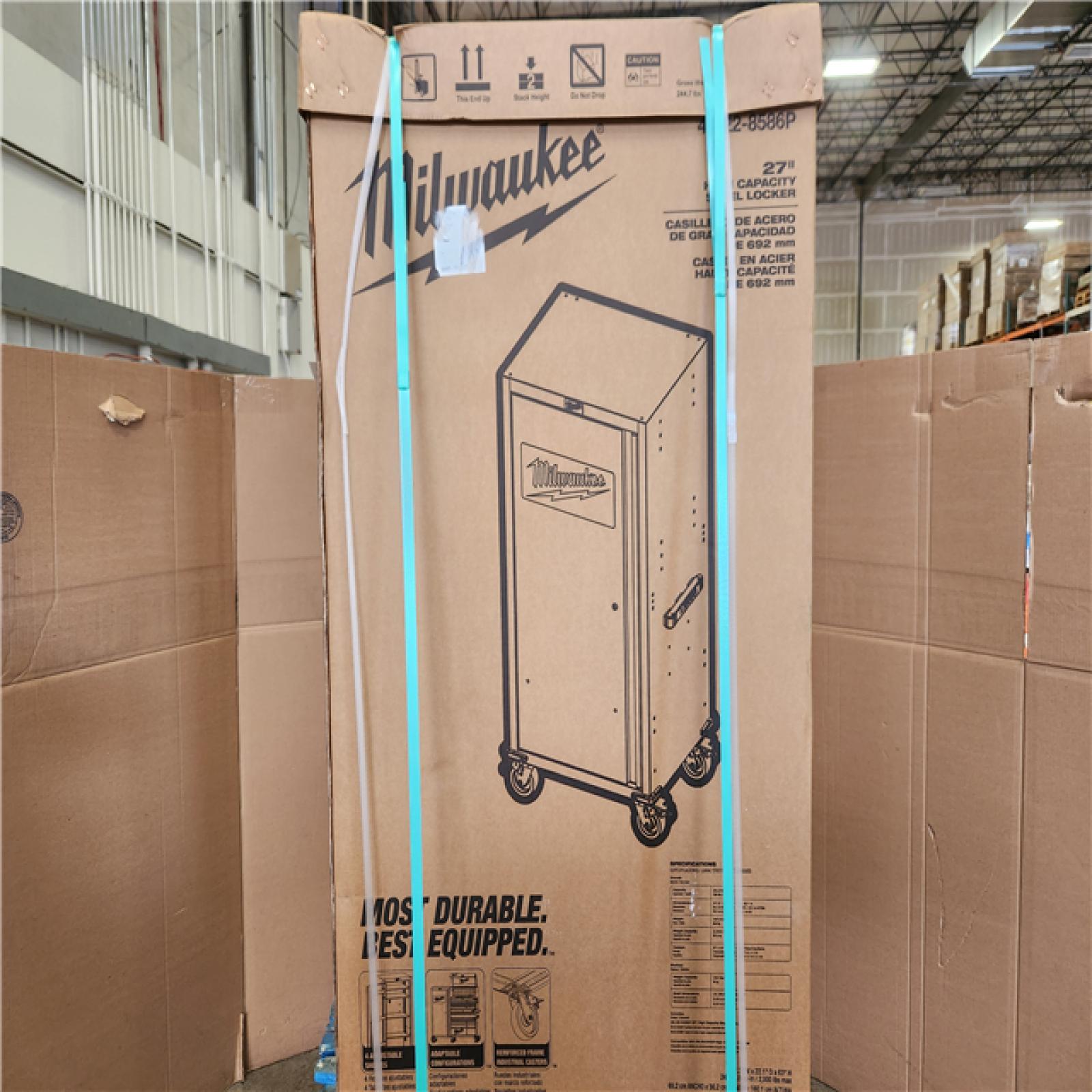 Phoenix NEW Milwaukee Tool Storage 27 in. W x 22 in. D 4-Shelf Locker with Power Strip