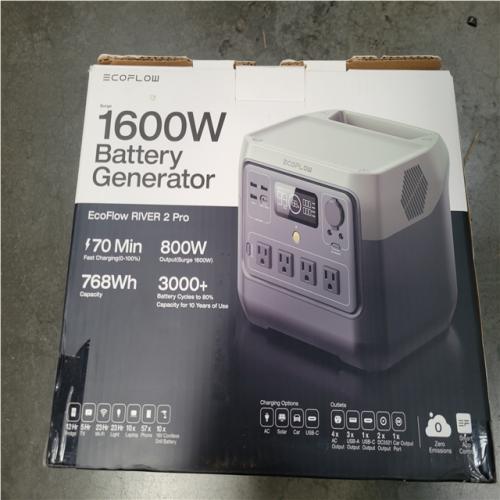 CALIFORNIA AS IS ECOFLOW RIVER 2 PRO 800W