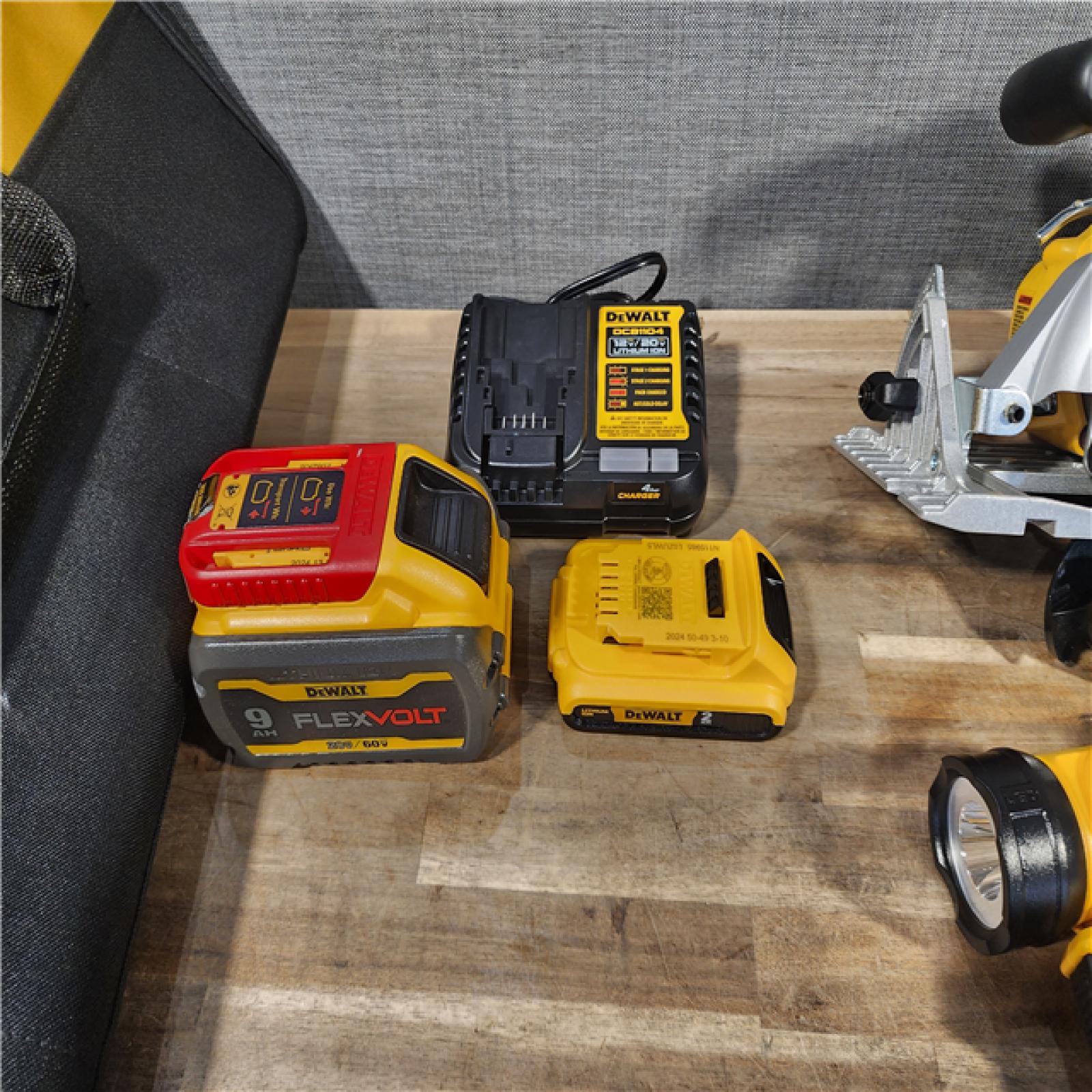 HOUSTON LOCATION - AS-IS DEWALT 20-Volt MAX Lithium-Ion Cordless 5-Tool Combo Kit with 2.0 Ah Battery, 9.0 Ah Battery and Charger