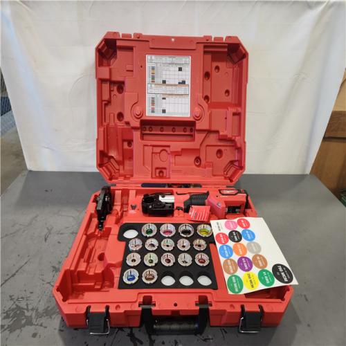 M18 18V Lithium-Ion Cordless FORCE LOGIC 600 MCM Al Crimper with 750 MCM Expanded Jaw