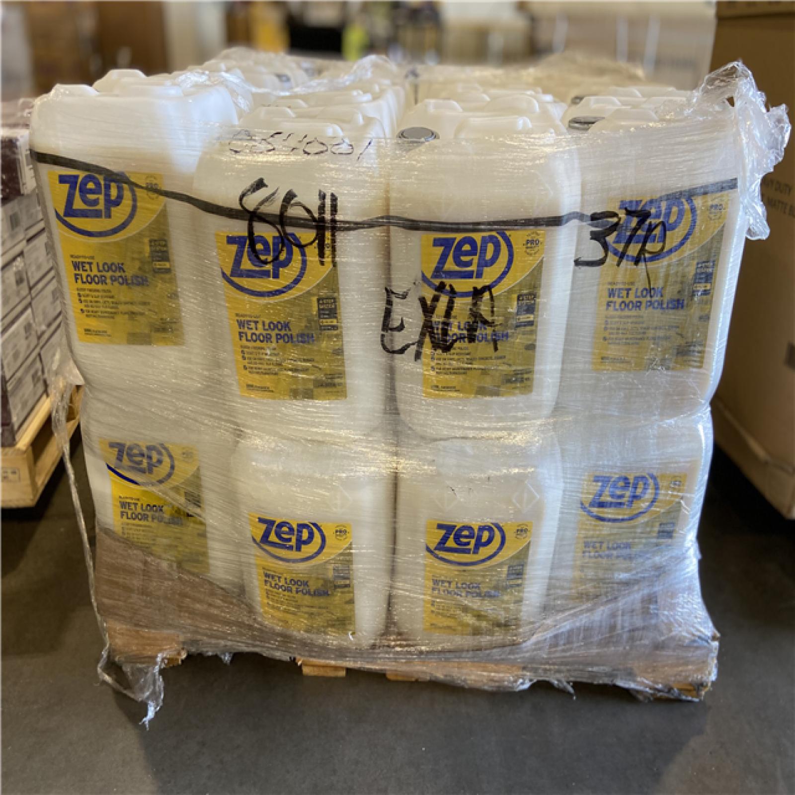 DALLAS LOCATION - ZEP 5-Gallon Wet-Look Floor Polish - (32 UNITS)