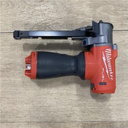 AS-IS Milwaukee  FUEL 12V Lithium-Ion Brushless Cordless 1/2 in. x 18 in. Bandfile (Tool-Only)