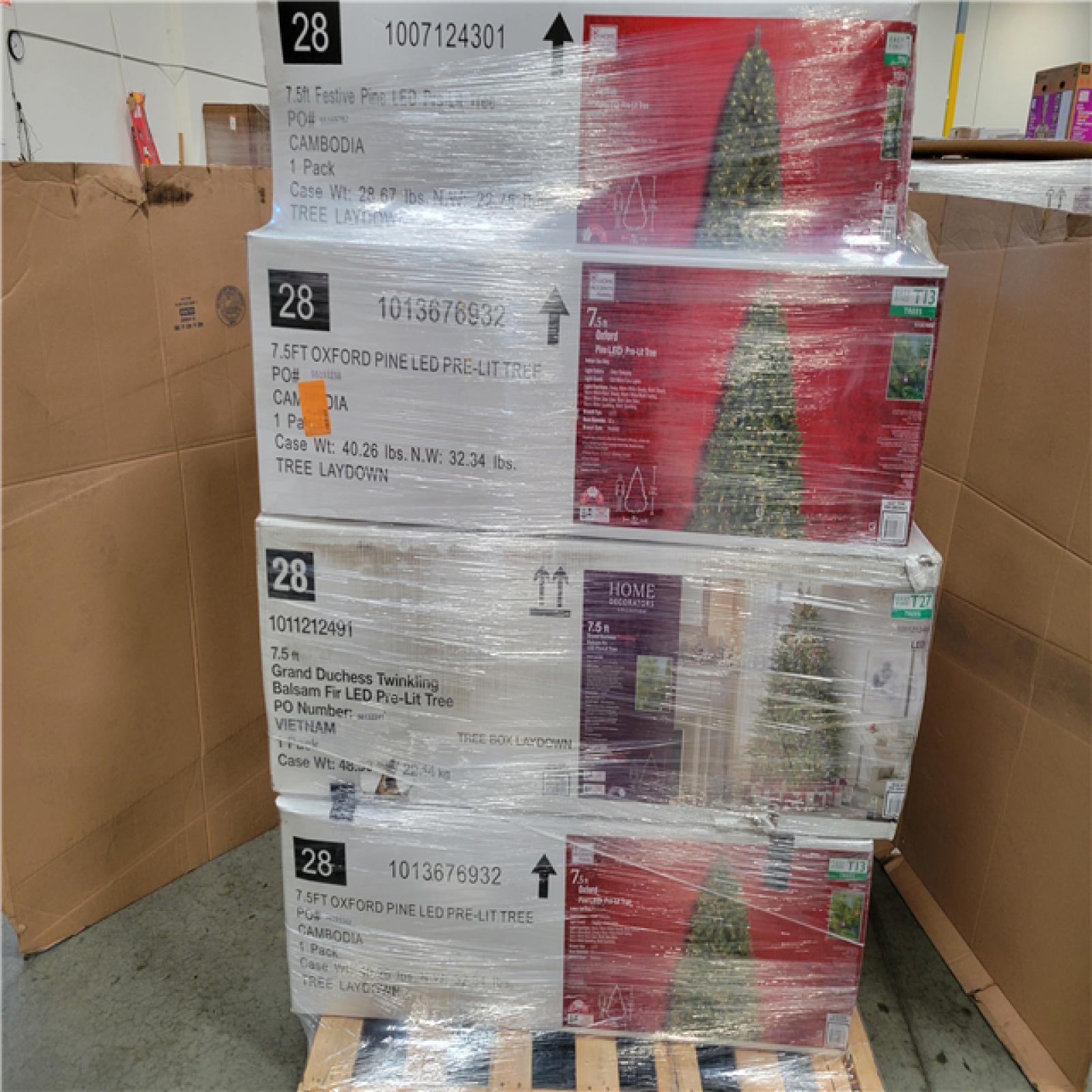 California AS-IS Holiday Pallet