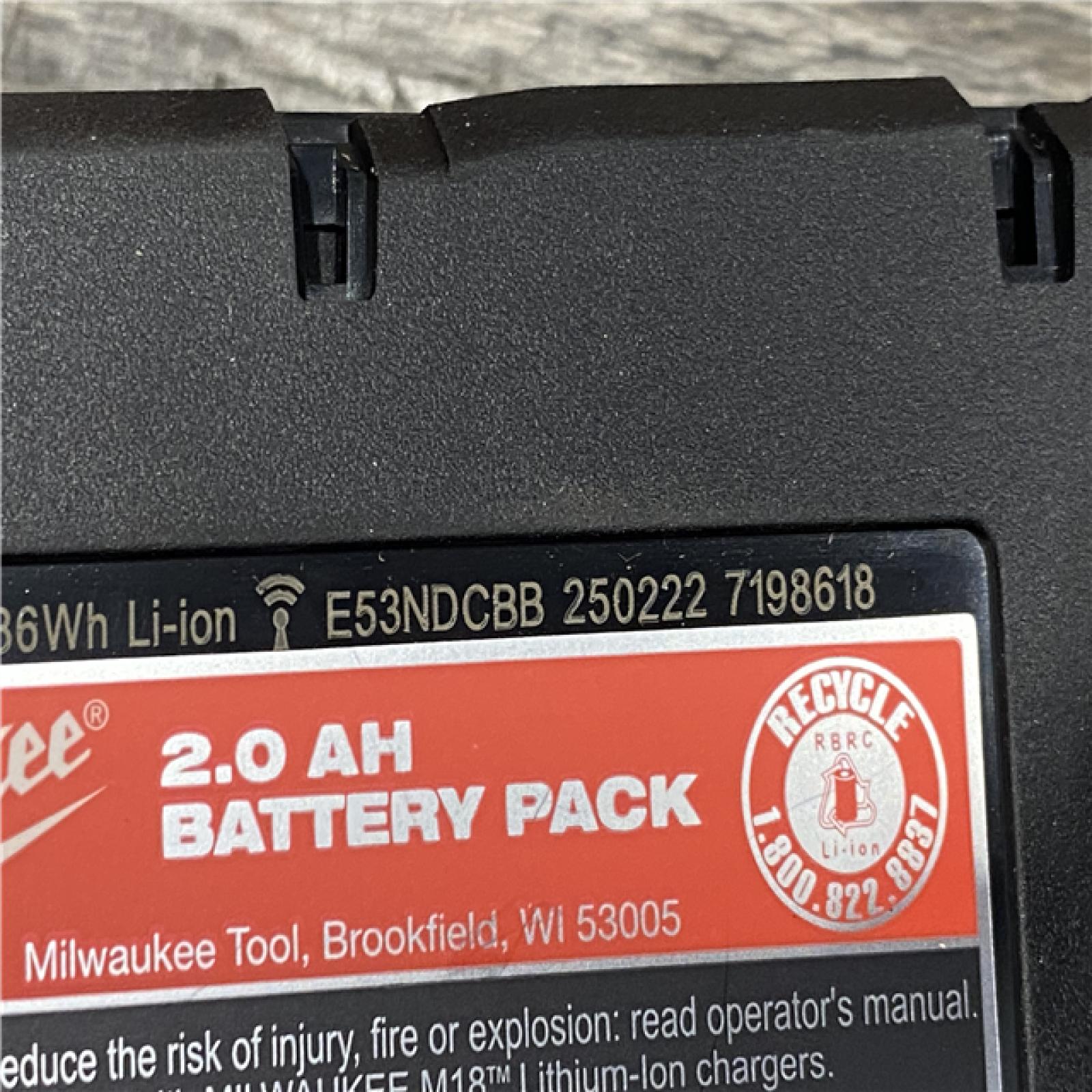 AS-IS Milwaukee 18V Lithium-Ion Brushless Cordless Compact Drill/Impact Combo Kit