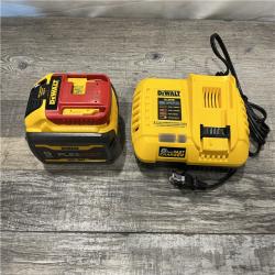 AS-IS DEWALT 20V/60V MAX FLEXVOLT Lithium-Ion 9.0Ah Battery and Charger Starter Kit