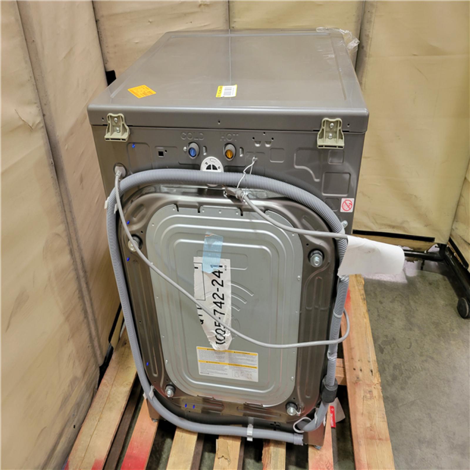 California ASIS Graphite Steel Smart Side by Side Front Load Laundry