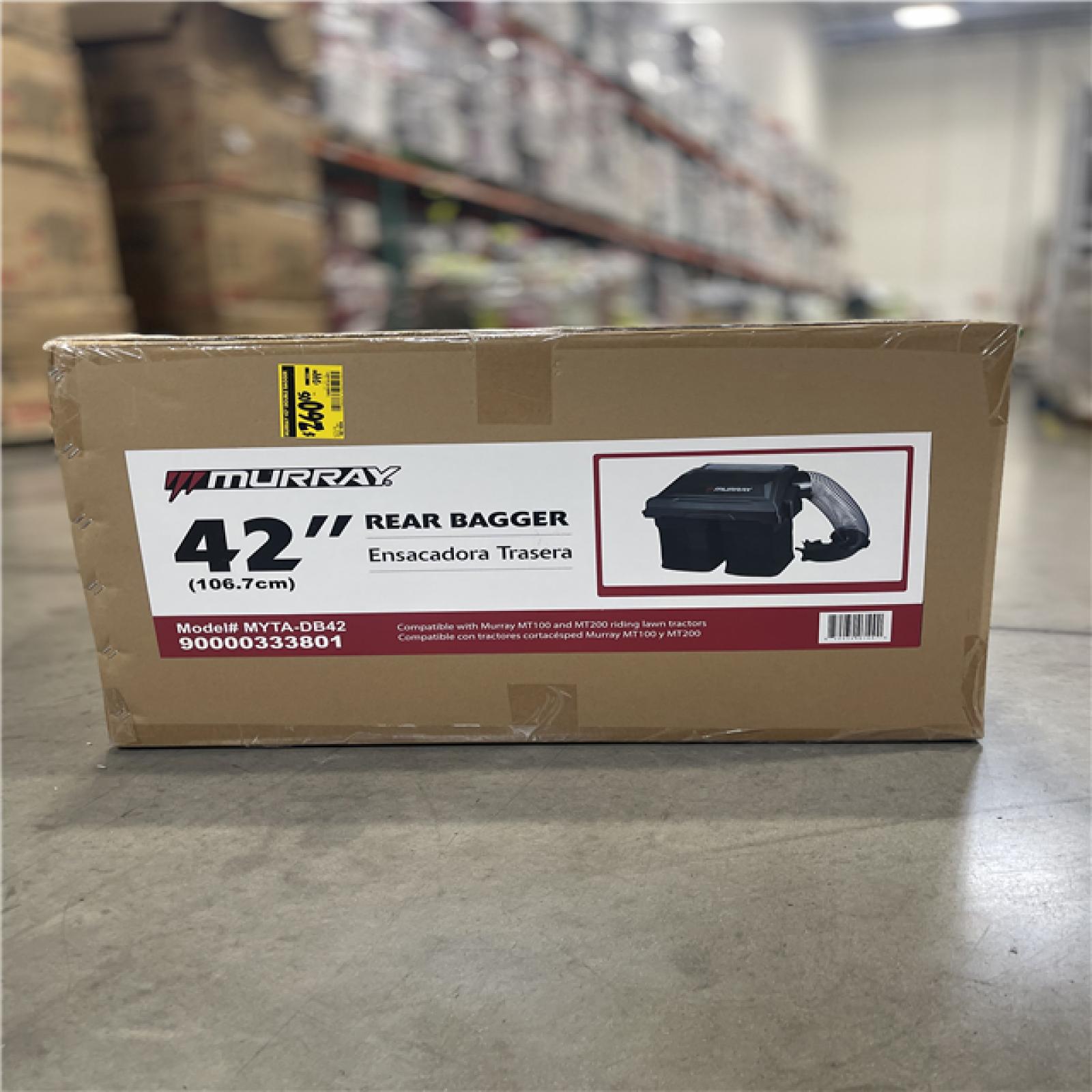 DALLAS LOCATION- NEW!- Murray Double Bagger for Riding Tractors with 42 in. Deck