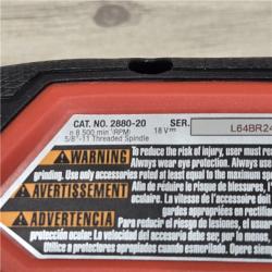 AS-IS Milwaukee 2880-20 FUEL 18V Cordless 4-1/2 in./5 in. Grinder W/Paddle Switch (Tool-Only)