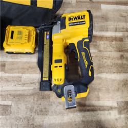 HOUSTON LOCATION - AS - IS DEWALT ATOMIC 20V MAX Lithium Ion Cordless 23 Gauge Pin Nailer Kit