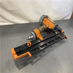 AS-IS - Ridgid Pneumatic 21-Degree 3-1/2 in. Round Head Framing Nailer