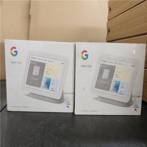 Phoenix NEW Google Nest Hub 2nd Gen - Smart Home Speaker and 7 in. Display with Google Assistant - Chalk (SEALED)