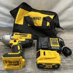 AS-IS DEWALT 20V MAX Lithium-Ion Cordless 1/2 in. Impact Wrench Kit