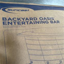 California AS-IS Suncast Backyard Oasis Entertraining Bar (Damaged Box)