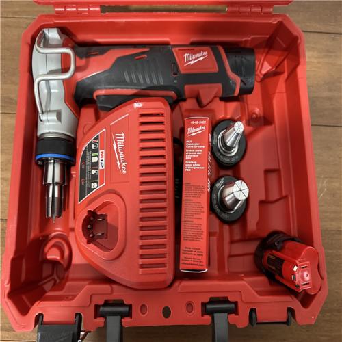 California AS-IS Milwaukee M12 Pex Expander Kit  Includes (2) Batteries & Charger