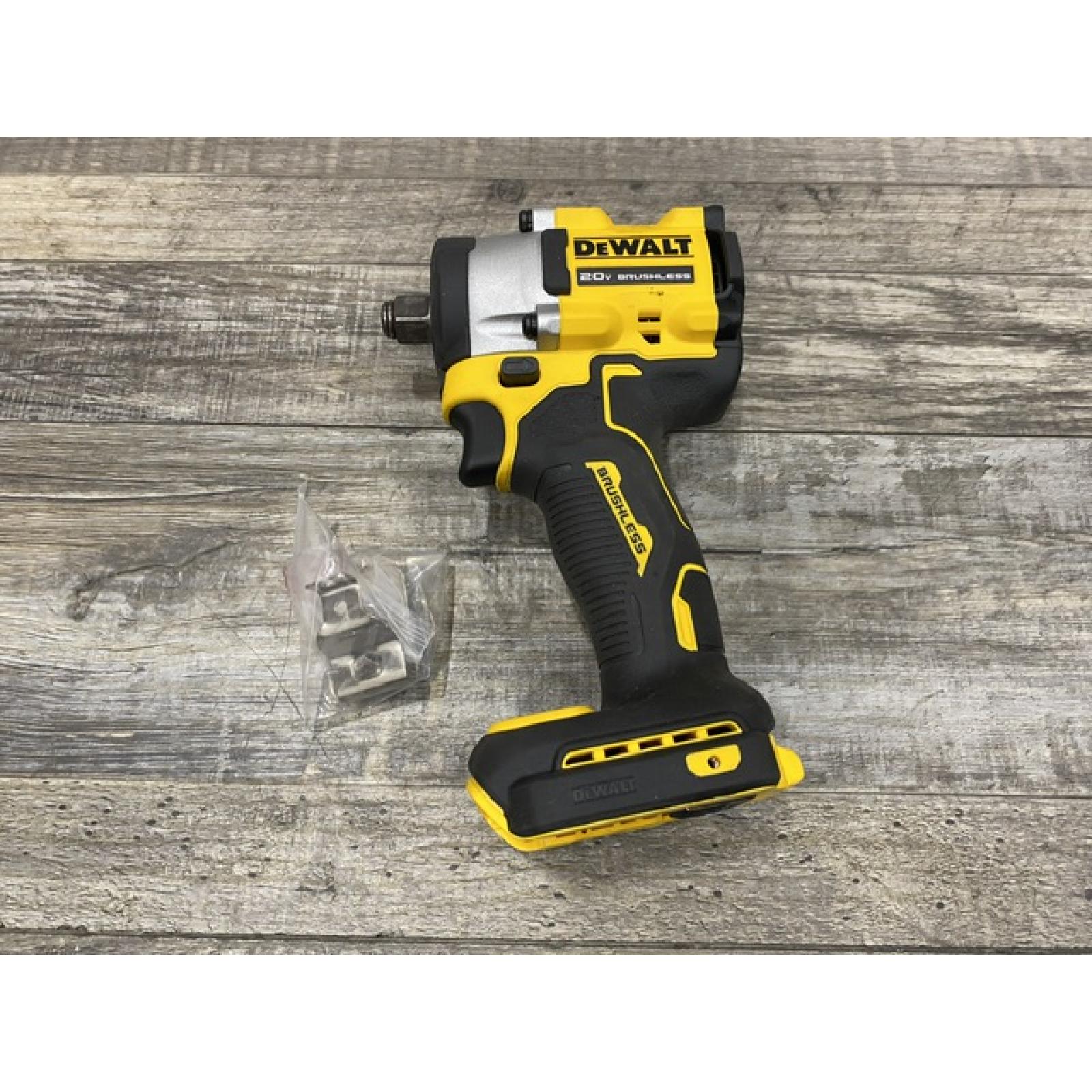 AS-IS DEWALT ATOMIC 20V MAX Cordless Brushless 1/2 in. Variable Speed Impact Wrench (Tool Only)