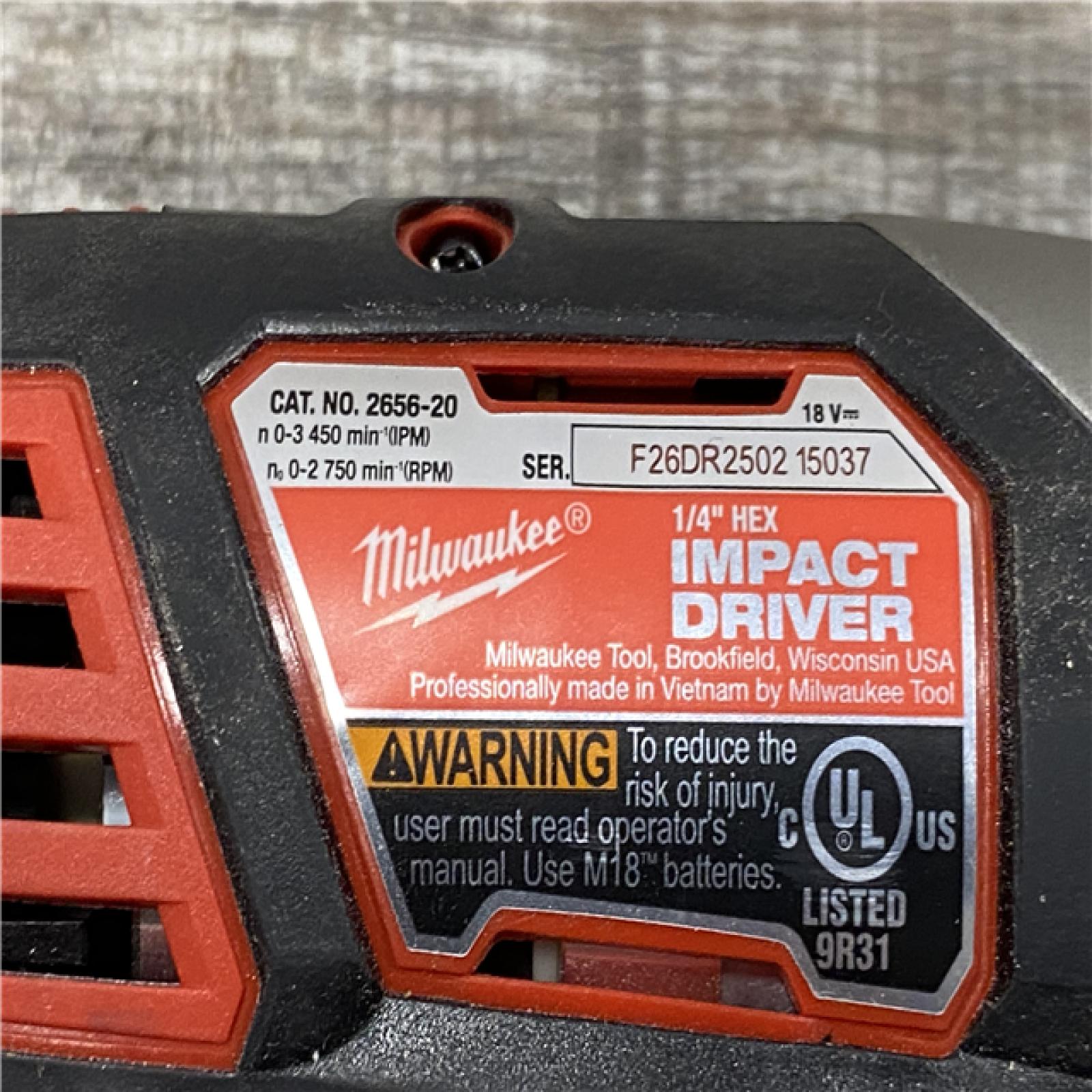 AS-IS Milwaukee 18V Lithium-Ion Cordless Drill Driver/Impact Driver Combo Kit