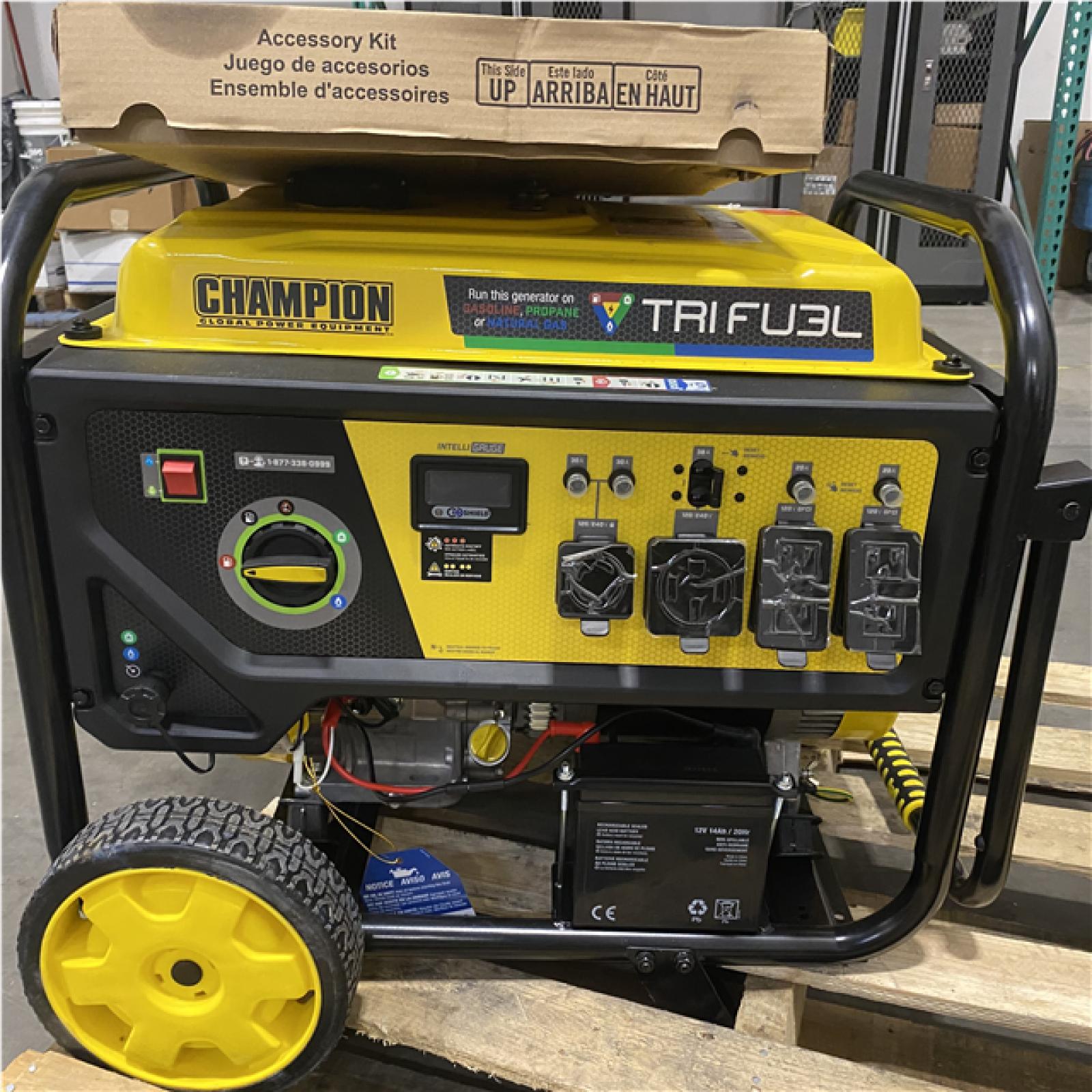 Dallas Location - As-Is Champion 201412 11500W Tri Fuel Generator