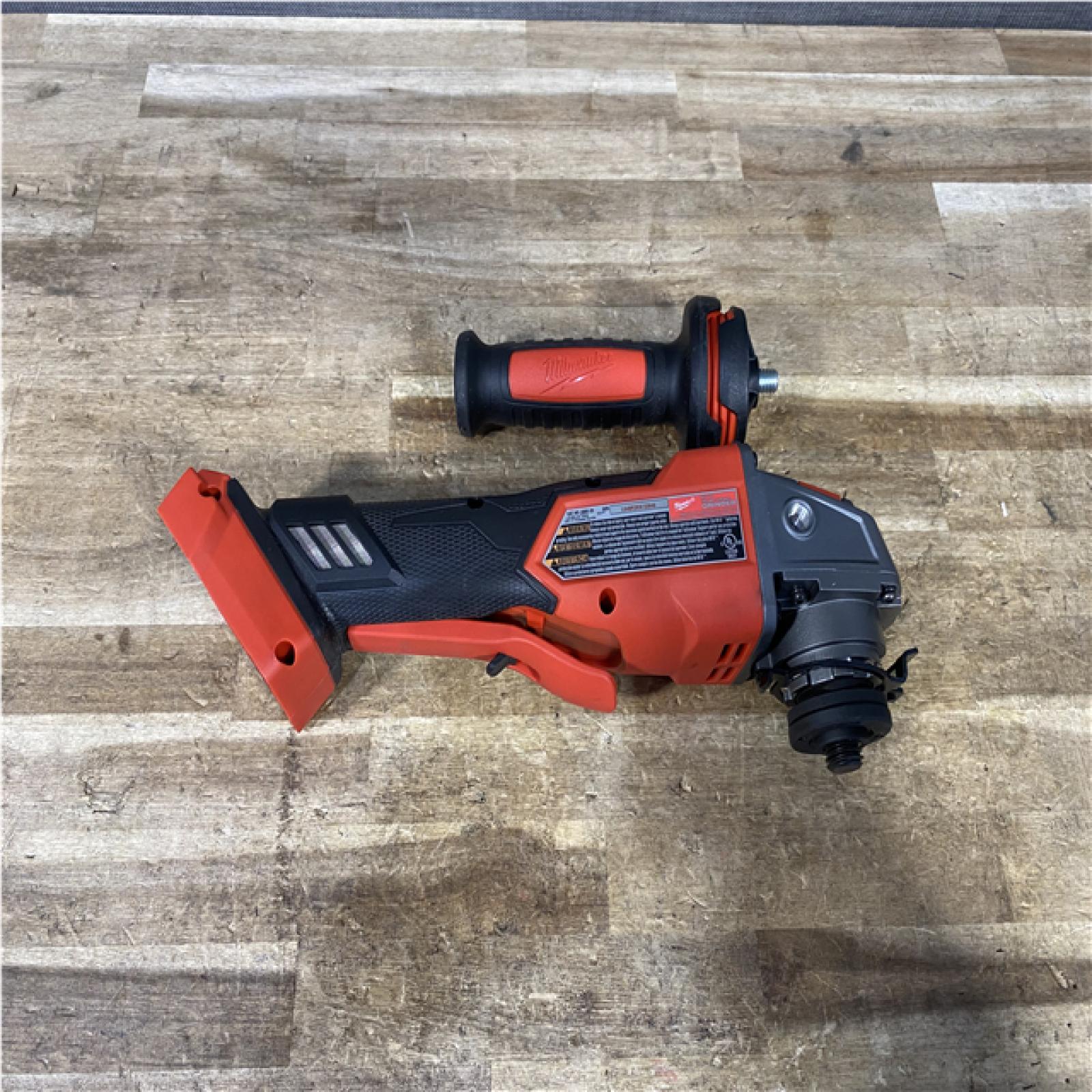 Houston Location AS-IS Milwaukee FUEL 18V Lithium-Ion Brushless Cordless 4-1/2 in./5 in. Grinder w/Paddle Switch (Tool-Only)