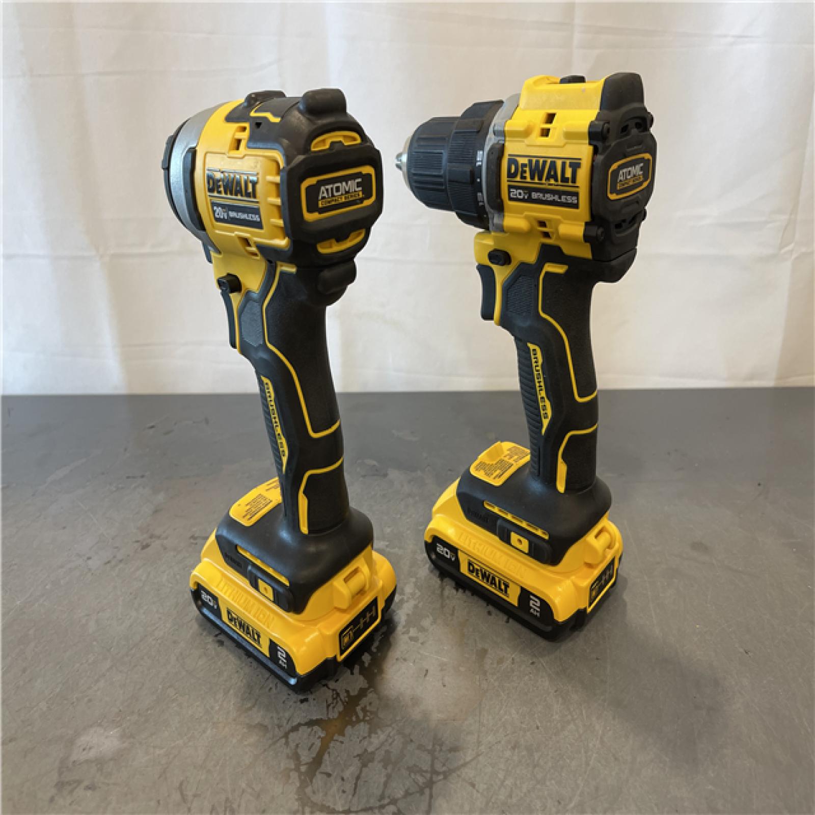 AS-IS - Dewalt ATOMIC 20-Volt MAX Lithium-Ion Cordless Combo Kit