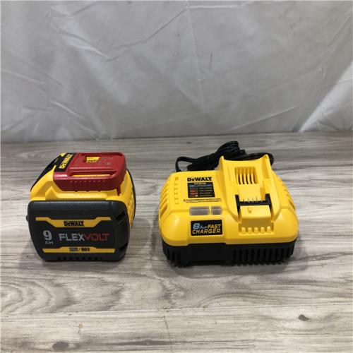 AS-IS FLEXVOLT 20V/60V MAX Lithium-Ion 9. 0 Ah Battery Pack and Charger Starter Kit