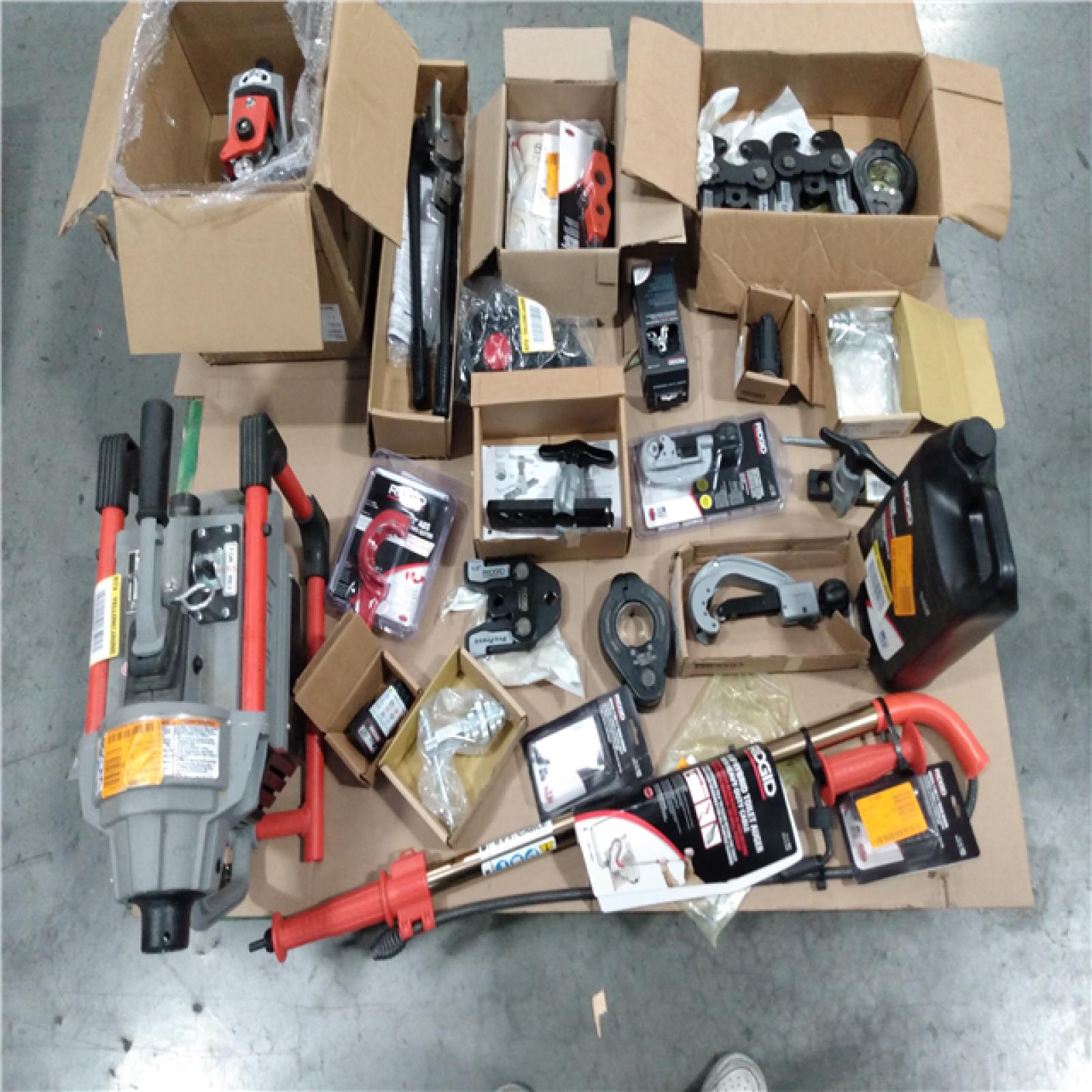 CALIFORNIA AS-IS RIDGID TOOL PALLET