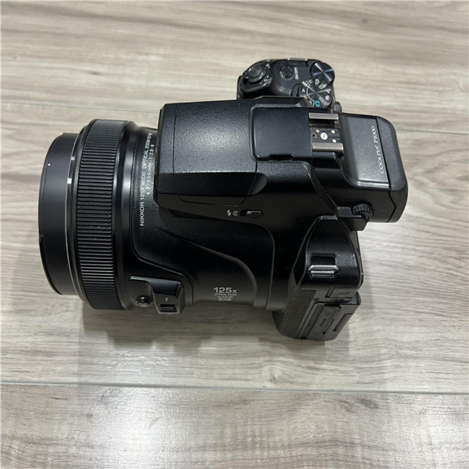 AS-IS Nikon Coolpix P1000 immense 125x optical zoom (24-3000mm equivalent) (Retail Price $1 179.95)