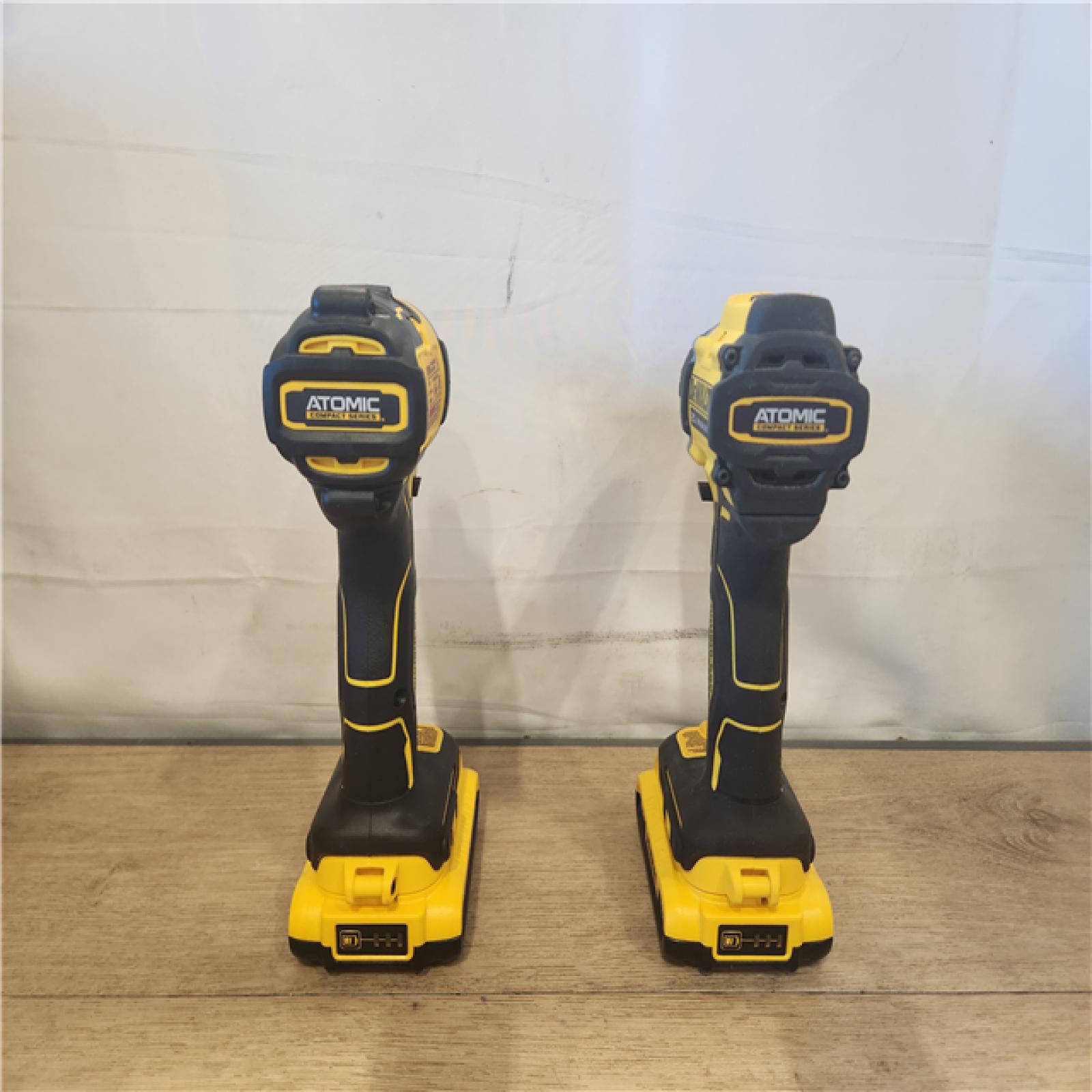 AS-IS- DEWALT ATOMIC 20-Volt MAX Lithium-Ion Cordless Combo (2-Tool) Kit