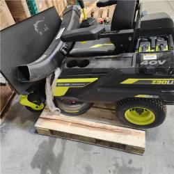 Dallas Location - As-Is RYOBI 80V HP Brushless 30 in. Battery Riding Mower with (2) 80V Batteries and Charger